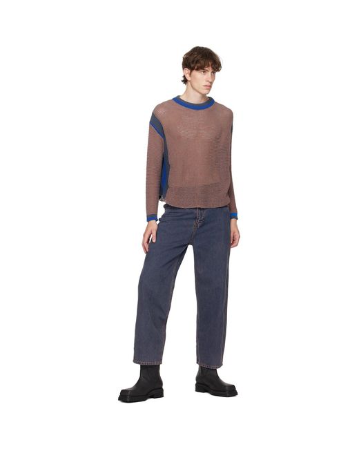 Eckhaus Latta Black Stacked Boots for men