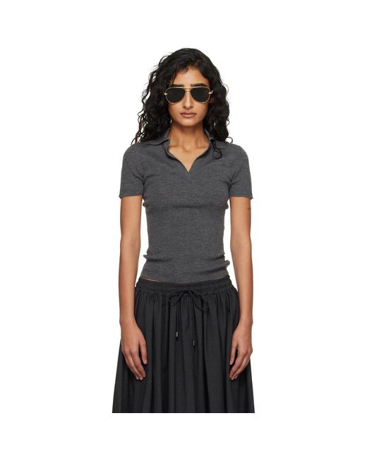Max Mara Black Albero Polo