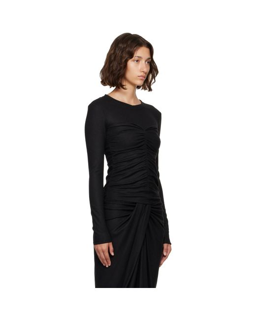 Isabel Marant Black Delesa Top