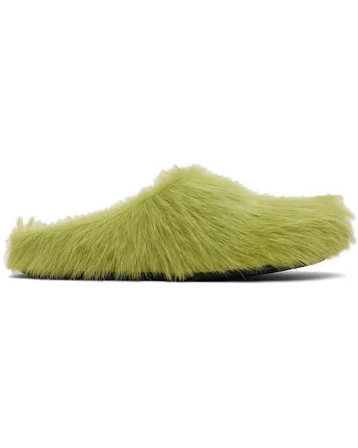 Marni Black Fussbett Sabot Slip-On Loafers