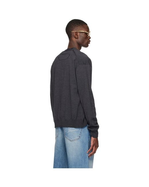 Jacquemus Black 'The J' Cardigan for men