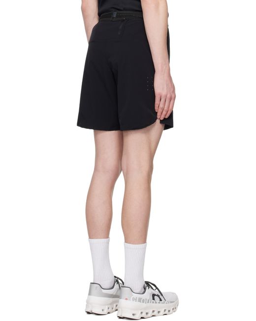 OVER OVER Black Sport Shorts for men