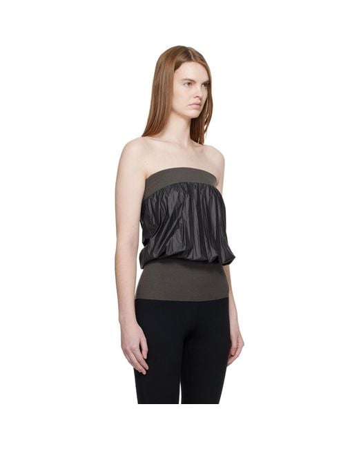 Paloma Wool Black Fino Tube Top