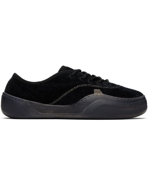 ERL Black Corduroy Coupe Sneakers for men