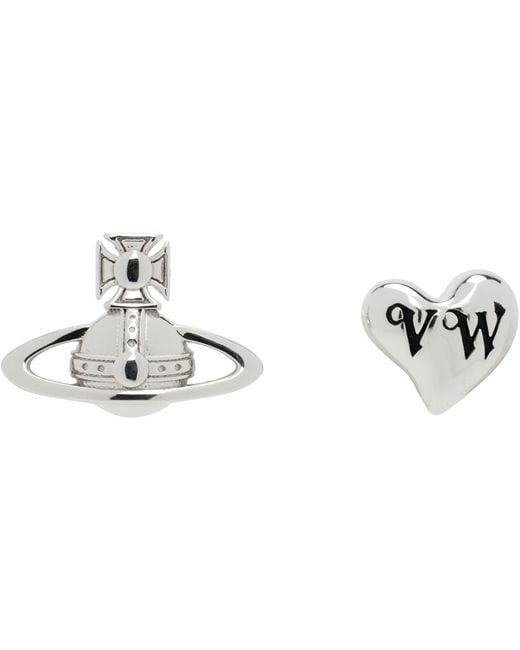 Vivienne Westwood Black Leodaria Earrings