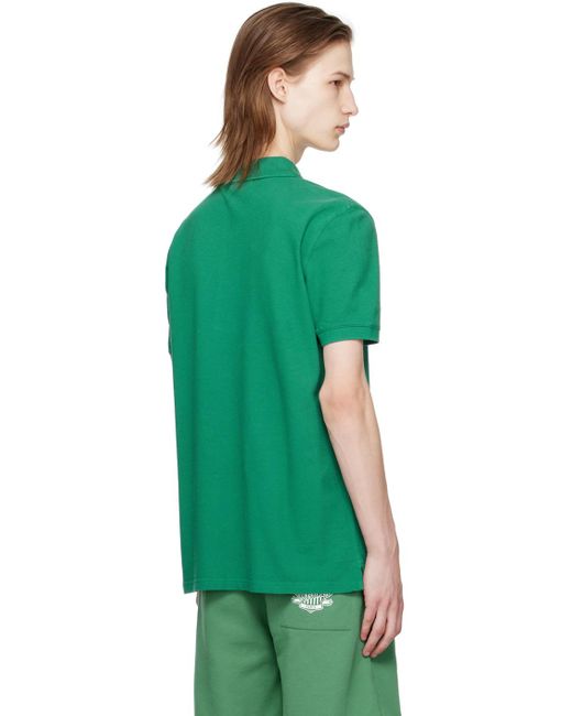 Polo vert à logo de renard Maison Kitsuné pour homme en coloris Green