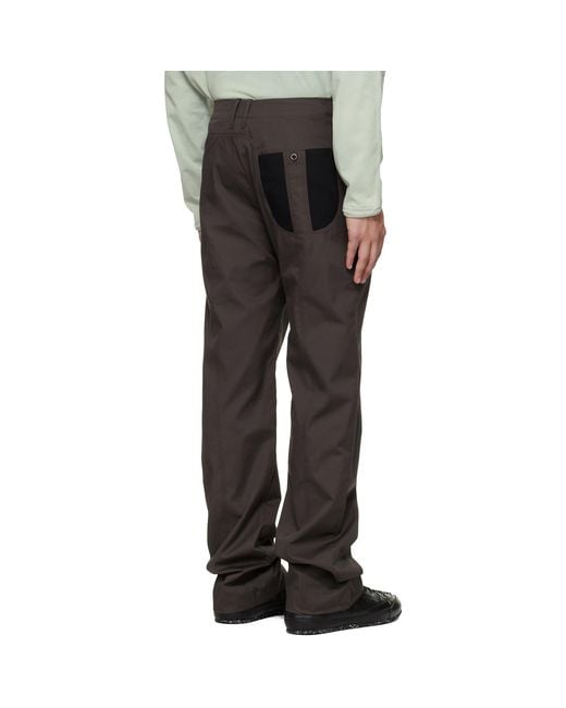 Kiko Kostadinov Black Veca Uniform Trousers for men