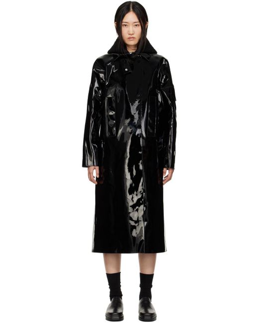 1017 ALYX 9SM Black Hooded Coat