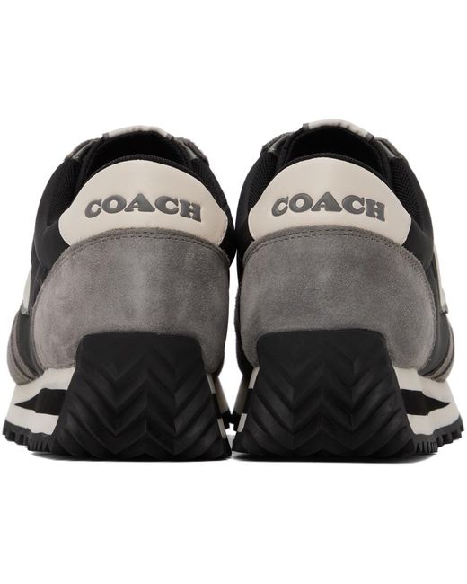 COACH Black Runner Sneakers for men