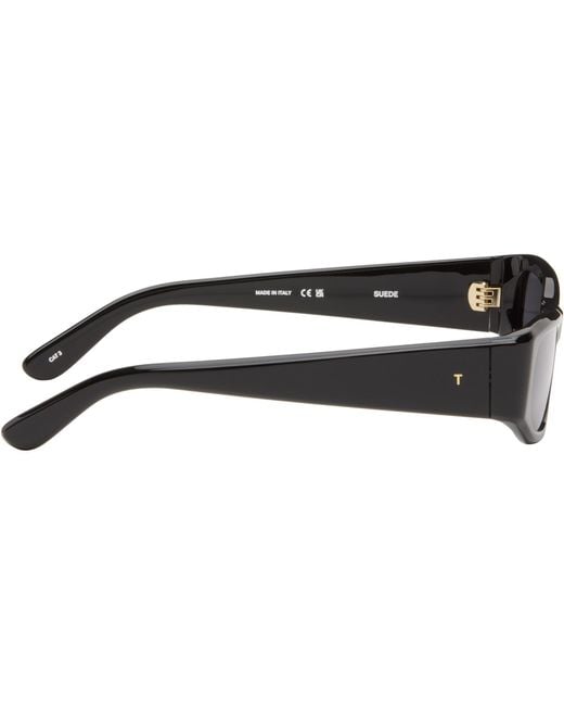 THISTLES Gray 'The Suede' Sunglasses