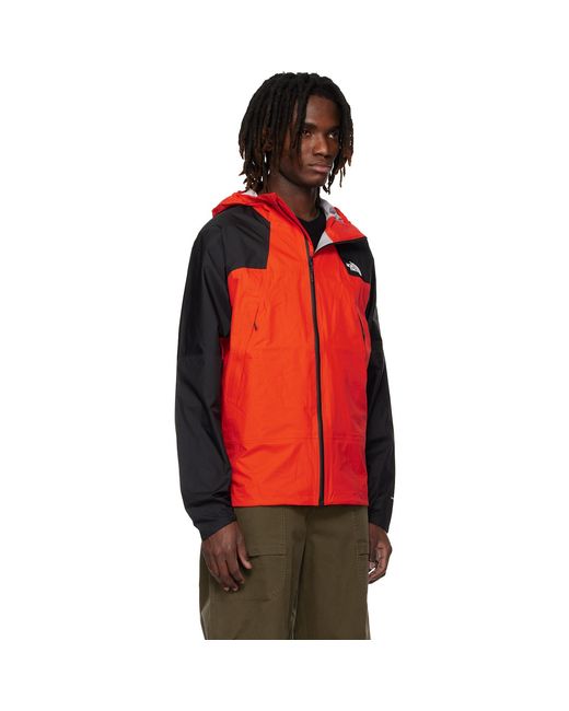 The North Face Orange Ridgelite Waterproof Jacket for men