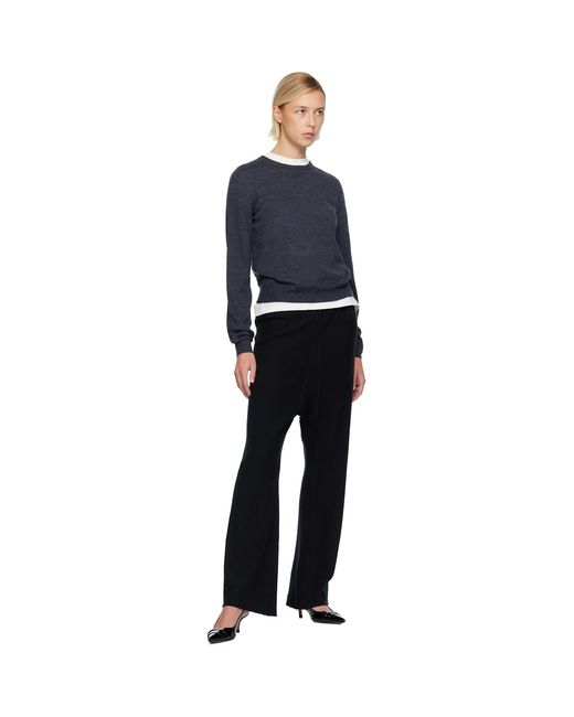 Maison Margiela Blue Wool Sweater