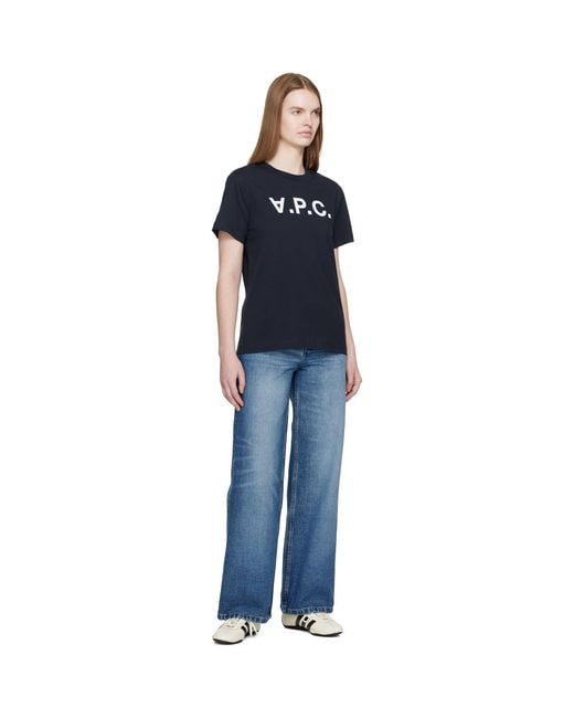 A.P.C. Black Standard Grand 'Vpc' T-Shirt