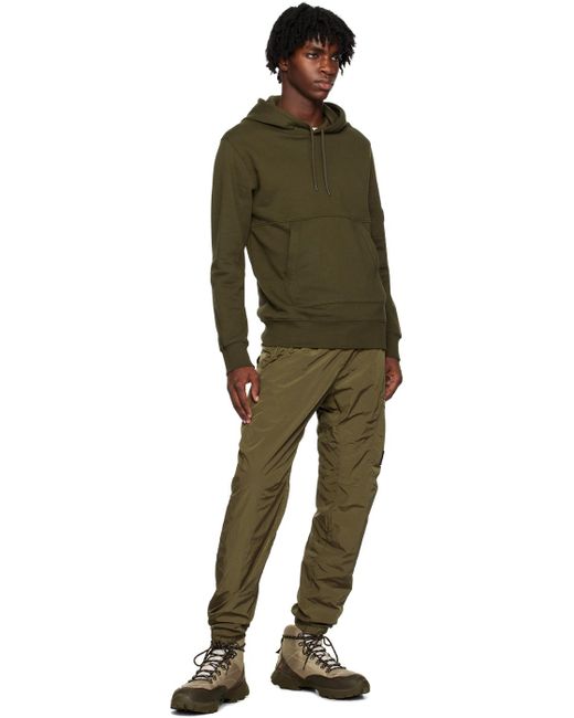 Pantalon de survêtement vert à cordon coulissant C P Company pour homme en coloris Green