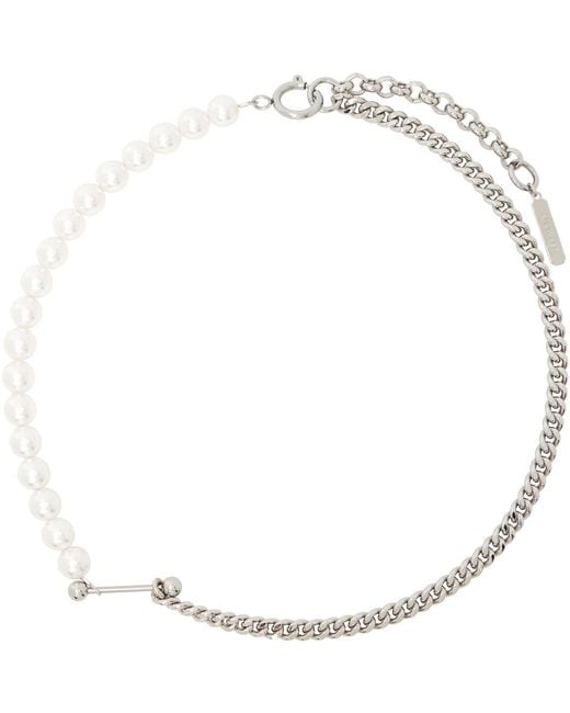 Justine Clenquet Metallic Robyn Necklace for men