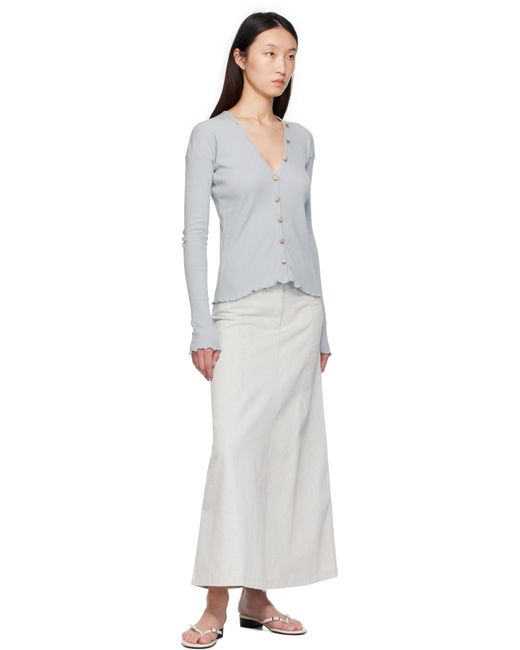 Baserange Multicolor Off- & Arthur Denim Maxi Skirt