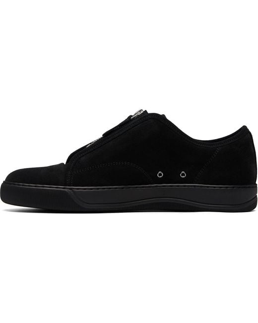 Lanvin Black Dbb1 Zip Sneakers for men