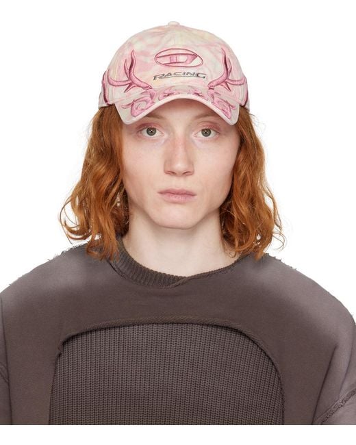 メンズ DIESEL C-aren キャップ ピンク | Lyst メンズ DIESEL C-aren キャップ ピンク | Lyst