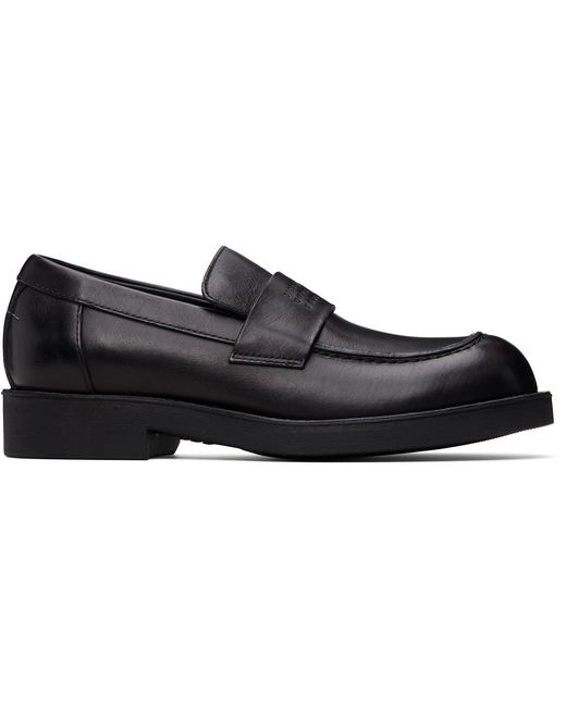 MM6 by Maison Margiela Black City Biker Loafers for men