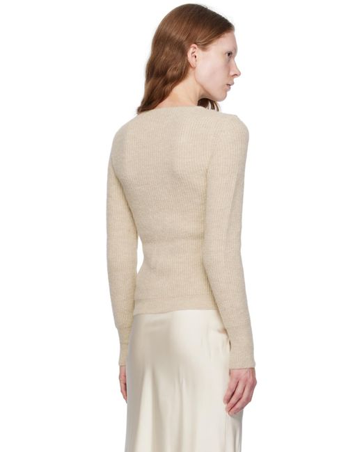 Jacquemus Le Chouchouコレクション La Maille Pau カーディガン Natural