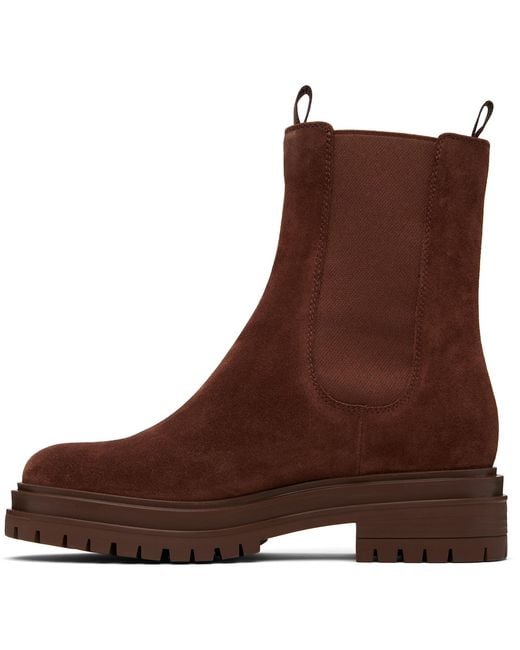 Gianvito Rossi Brown Chester Chelsea Boots
