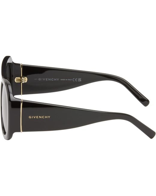 Givenchy Gray Mask Aviator Sunglasses