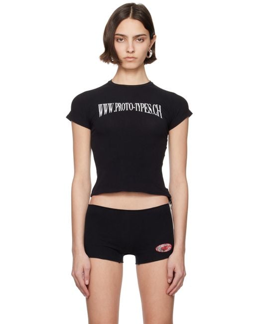 PROTOTYPES Black Website T-Shirt