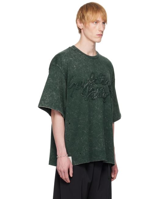 Song For The Mute Green Adidas Originals Edition Washed T-Shirt for men
