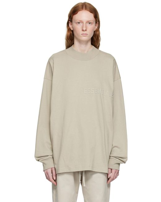 Fear Of God Natural Cotton Long Sleeve T-Shirt