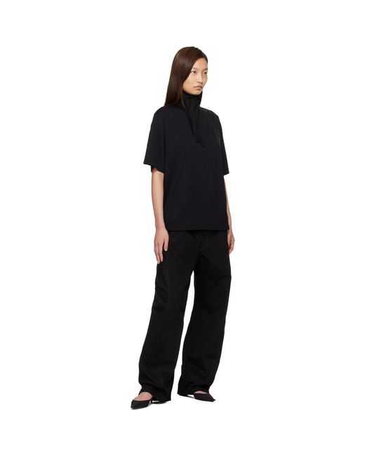 Lemaire Black Foulard T-Shirt