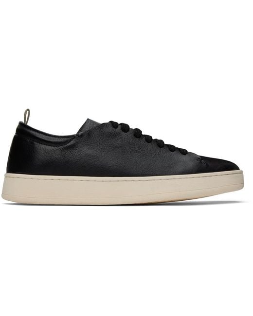 Officine Creative Black Once 002 Sneakers for men