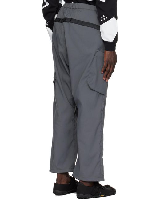 Pantalon cargo p55-m gris Acronym pour homme en coloris Black