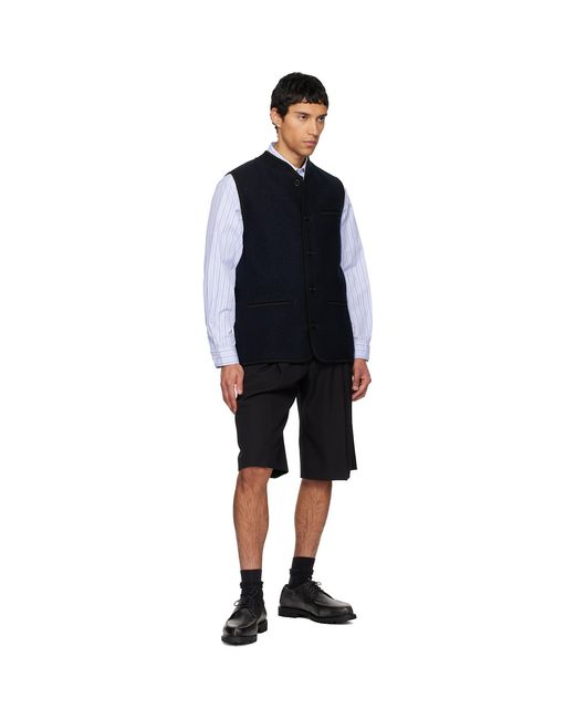 Rier Blue Ssense Exclusive Walker Vest for men