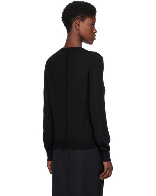 The Row Black Islington Sweater