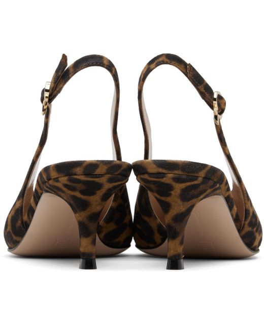 Gianvito Rossi Black Robbie Sling 55 Heels