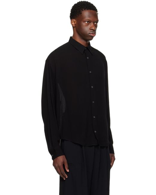 Chemise droite noire AMI pour homme en coloris Black