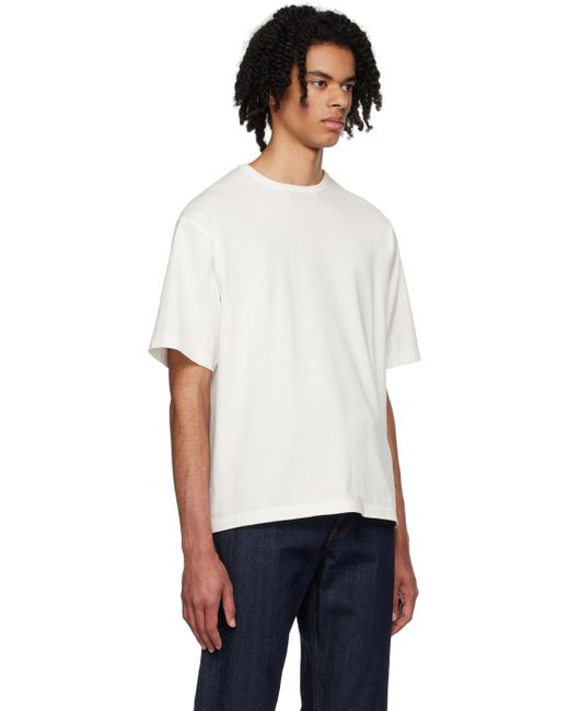 The Row White Steven T-shirt for men