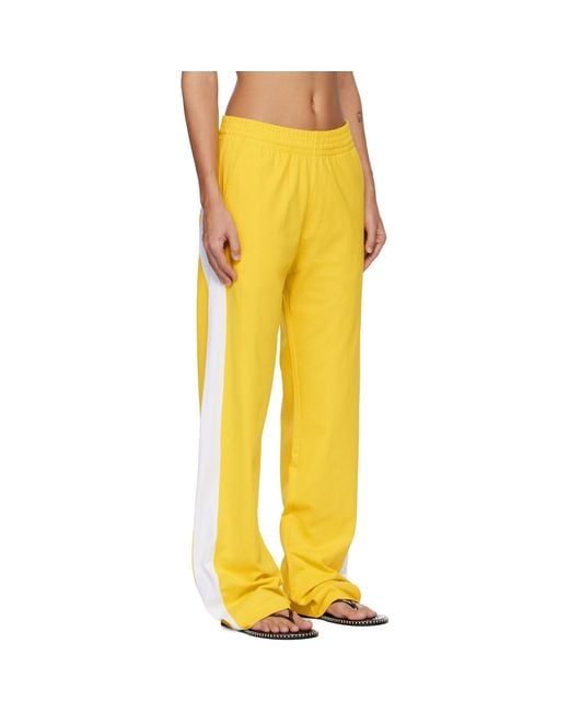 Dries Van Noten Yellow Contrasting Trousers