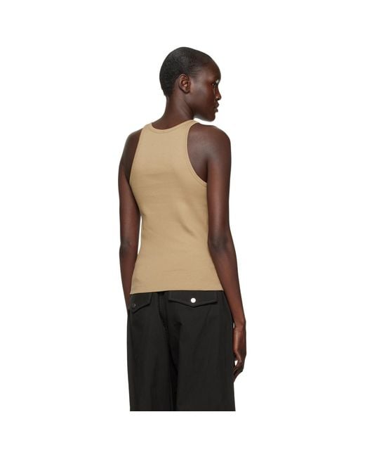 Dion Lee Black E-Hook Tank Top