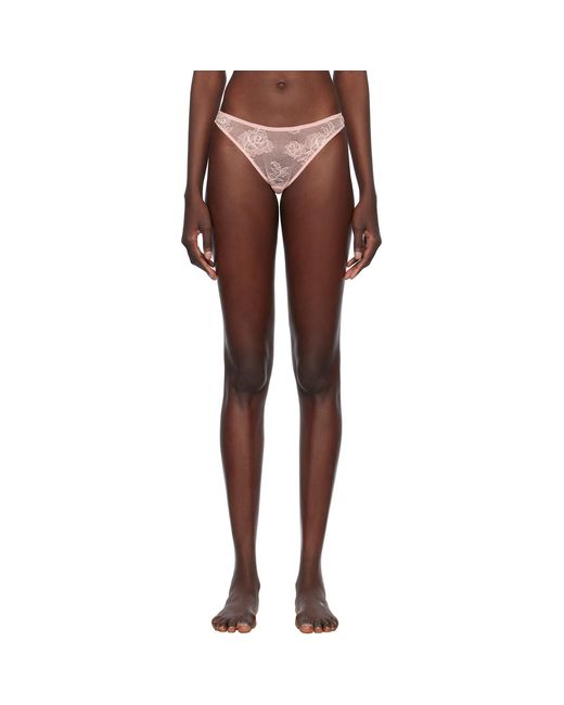 Fleur du Mal Multicolor Bouquet Lace Cheeky Briefs