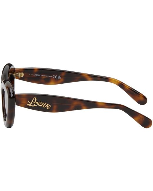 Loewe Black Brown Cat-eye Sunglasses for men