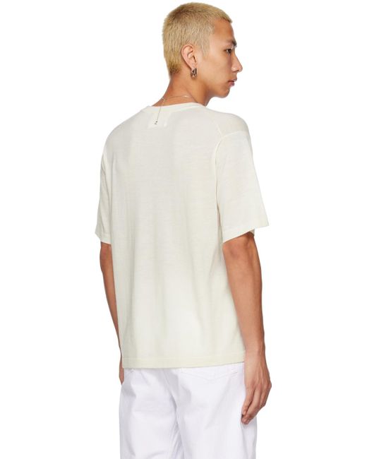 Lisa Yang White Amard T-shirt for men