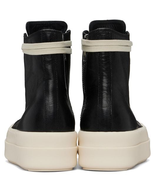 Rick Owens Black Temple Mega Bumper Sneakers