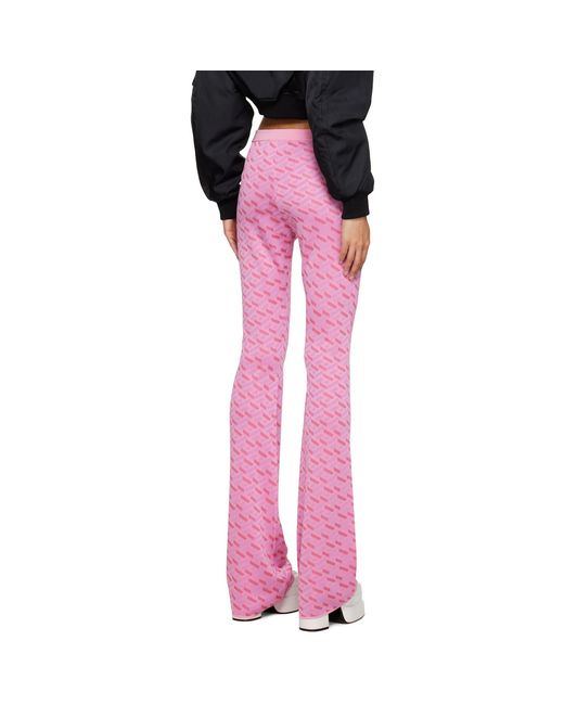 Versace Pink 'la Greca' Lounge Pants