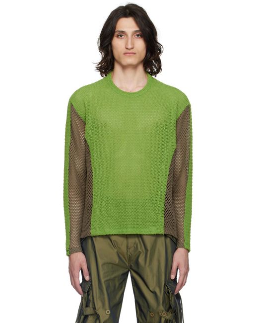 ANDERSSON BELL Green Dellen Sweater for men