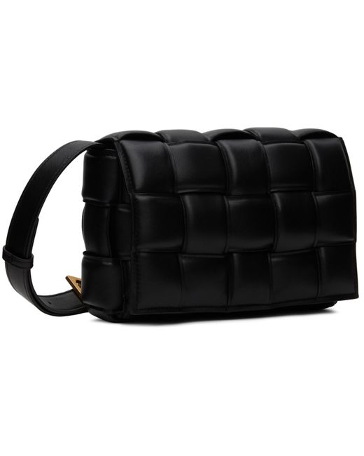 Bottega Veneta Black Padded Cassette Shoulder Bag