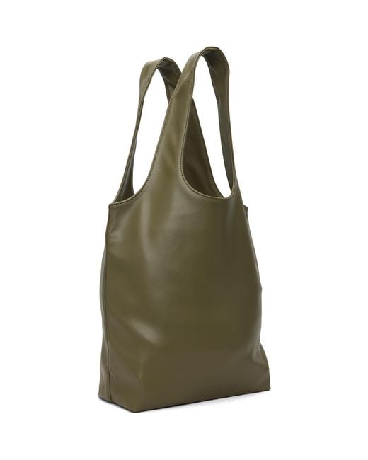 A.P.C. Black Khaki Ninon Small Tote