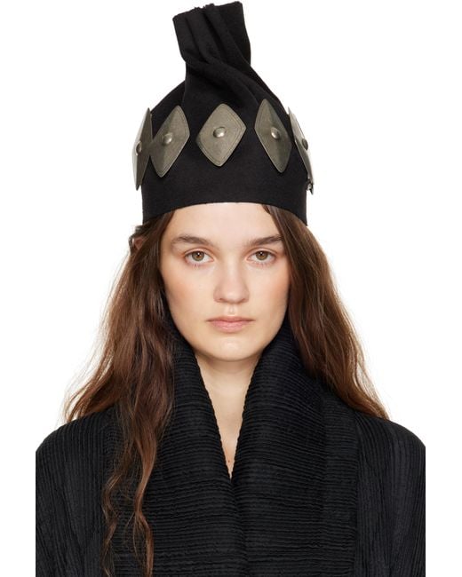 The Row Black Tah Beanie