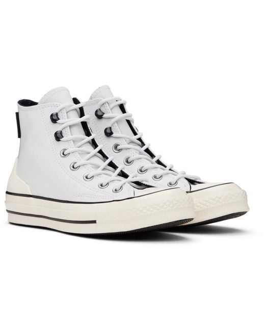 Converse Black Chuck 70 Leather Sneakers for men