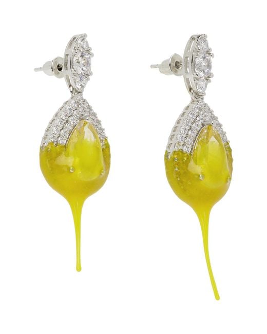 OTTOLINGER Yellow Dipped Diamond Earrings